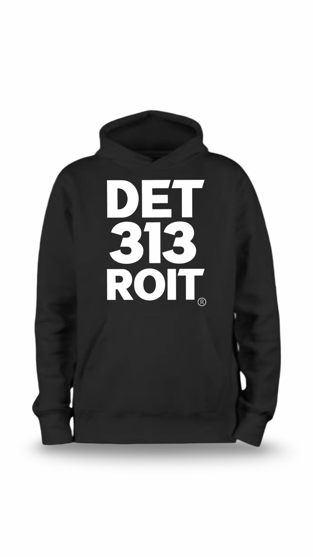Black Det313roit Hoodie